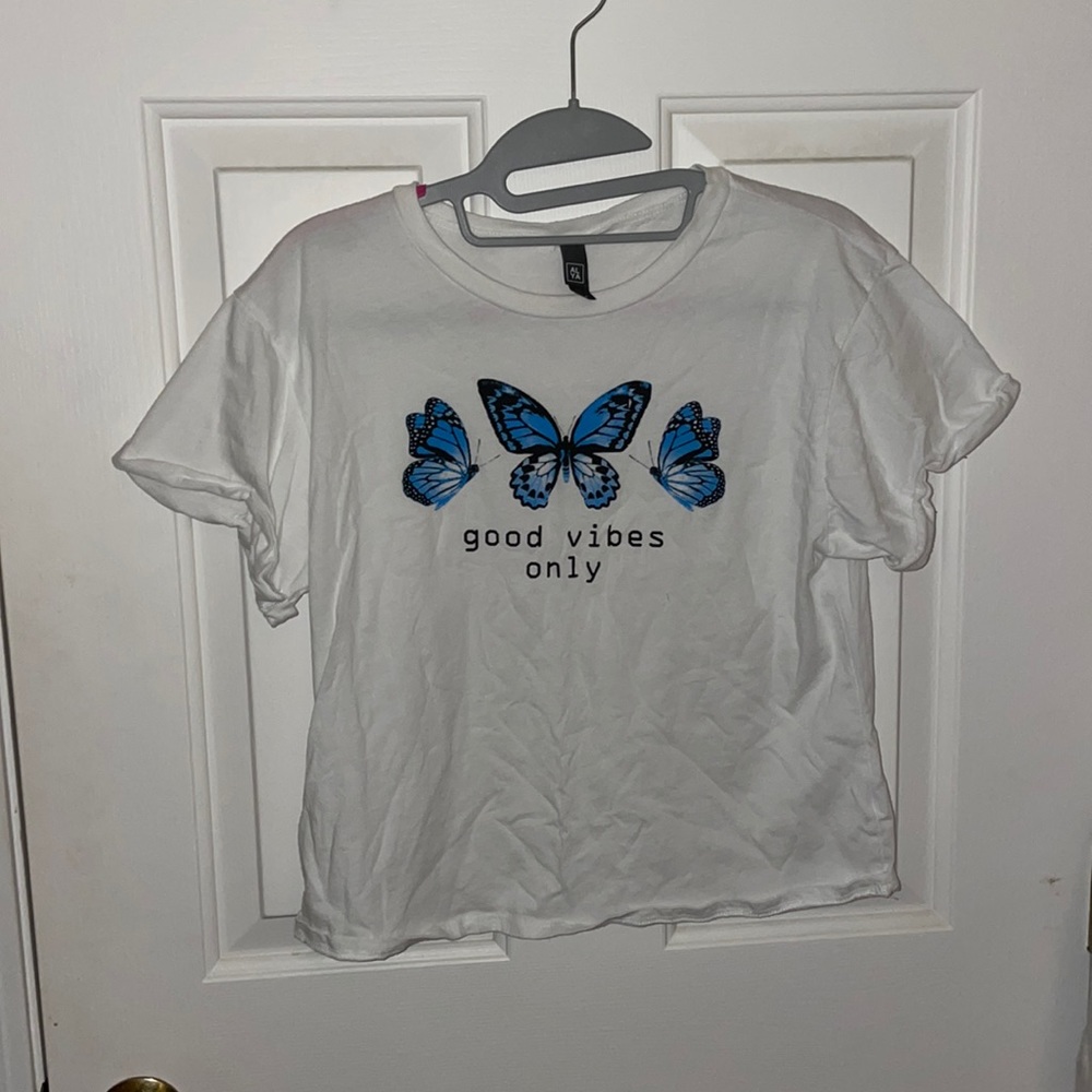Good Vibes Only White Tshirt